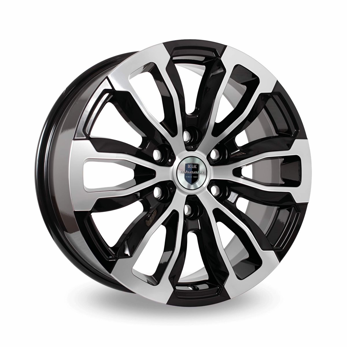 Автодиск R 18 K&K Меконг 18*7,5J/6-139,7/106,1/25 Алмаз черный