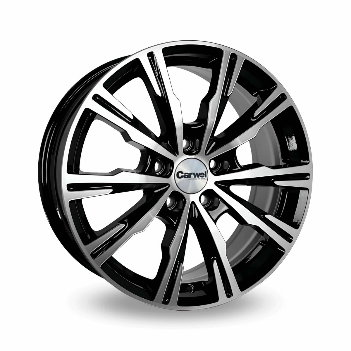 Автодиск R 17 Carwel Лиман 17*7,5J/5-114,3/60,1/45 BLK POL