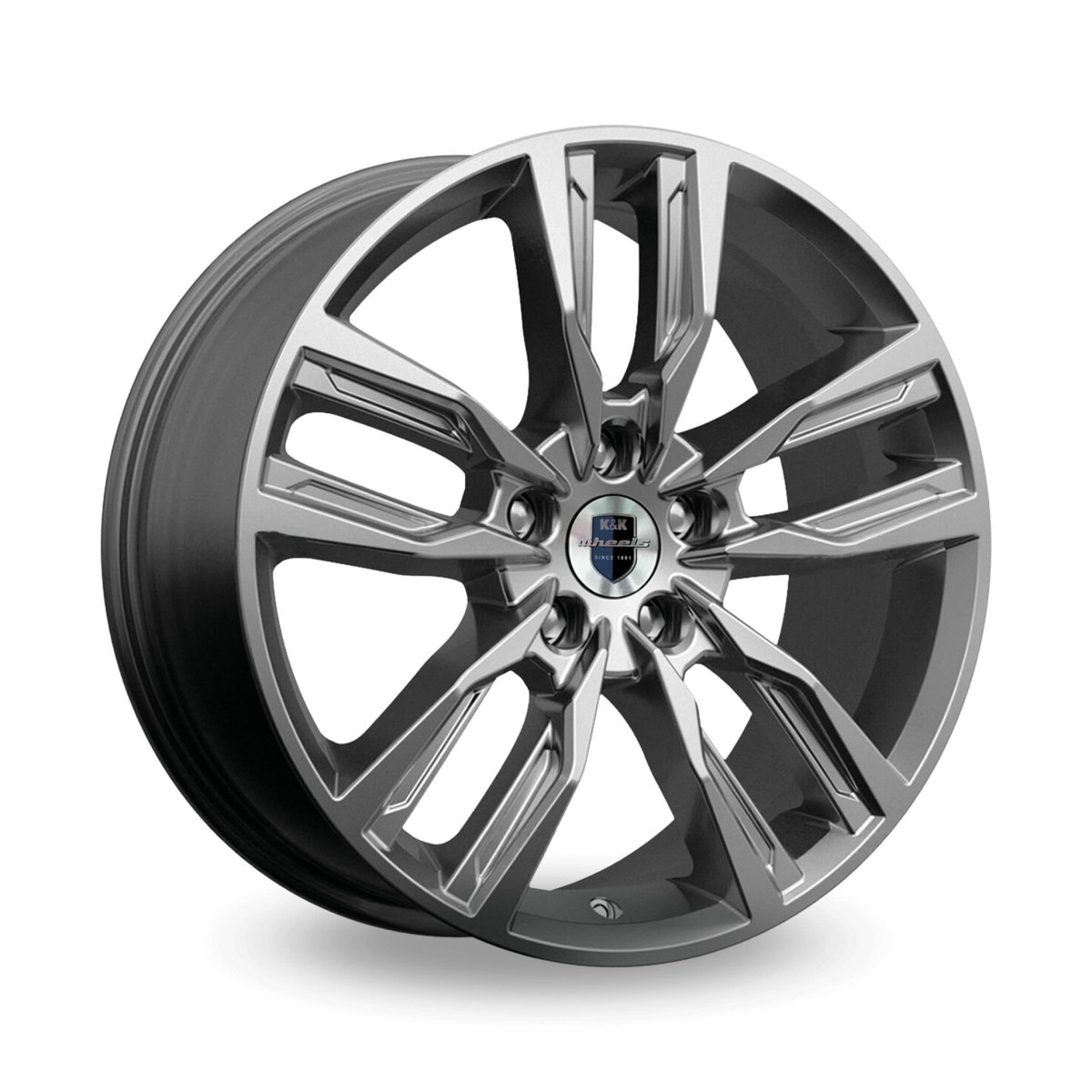 Автодиск R 18 K&K Борэй 18*8J/5-112/66,6/25 Дарк Платинум