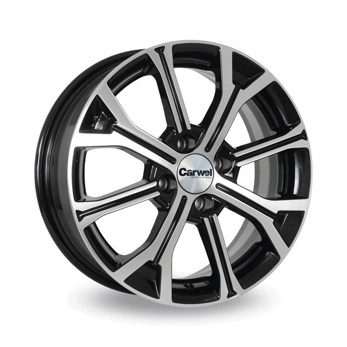 Автодиск R 15 Carwel Кизи 15*6J/4-100/60,1/40 BLK POL