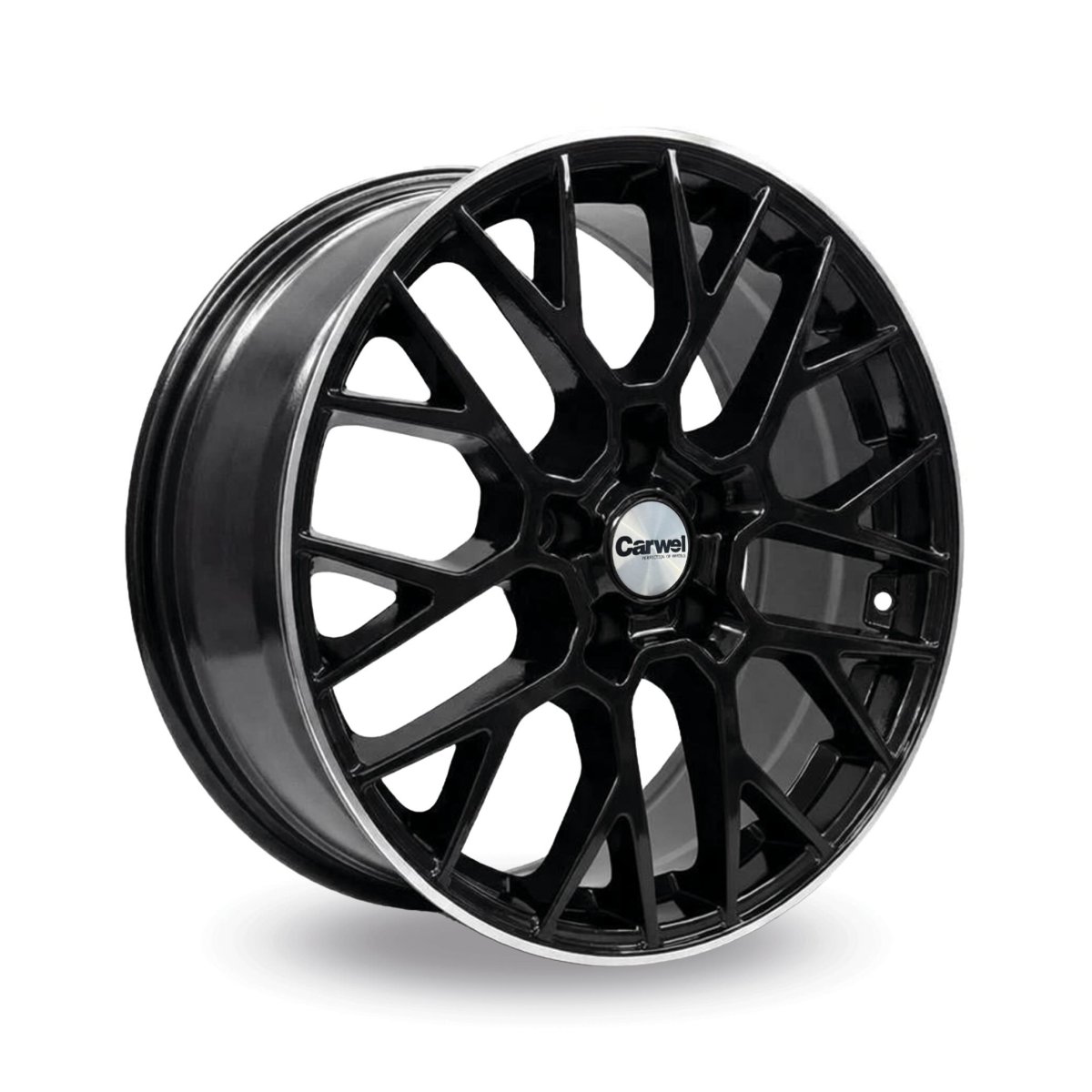 Автодиск R 18 Carwel Аракс 18*7J/5-114,3/67,1/38 BLK/POL LIP