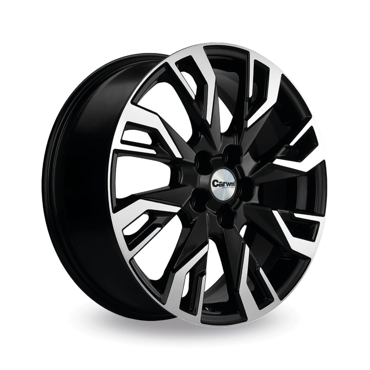 Автодиск R 18 Carwel Чеко 18*7J/5-114,3/66,1/45 BLK POL