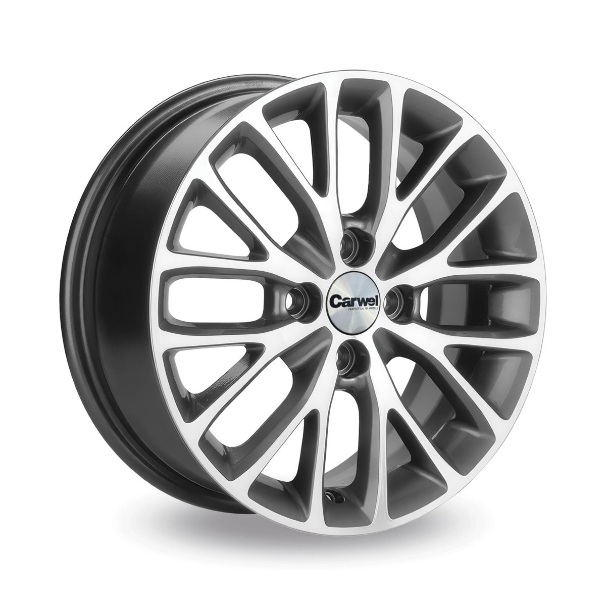 Автодиск R 15 Carwel Хуко 15*6J/4-100/56,6/45 HYPER BLK POL