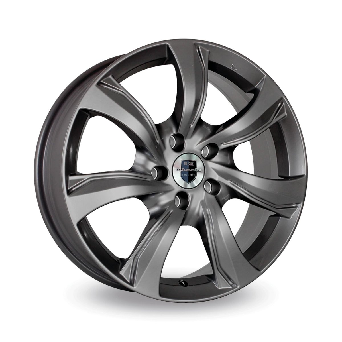 Автодиск R 17 K&K Либерти 17*7J/5-100/67,1/45 Блэк Платинум