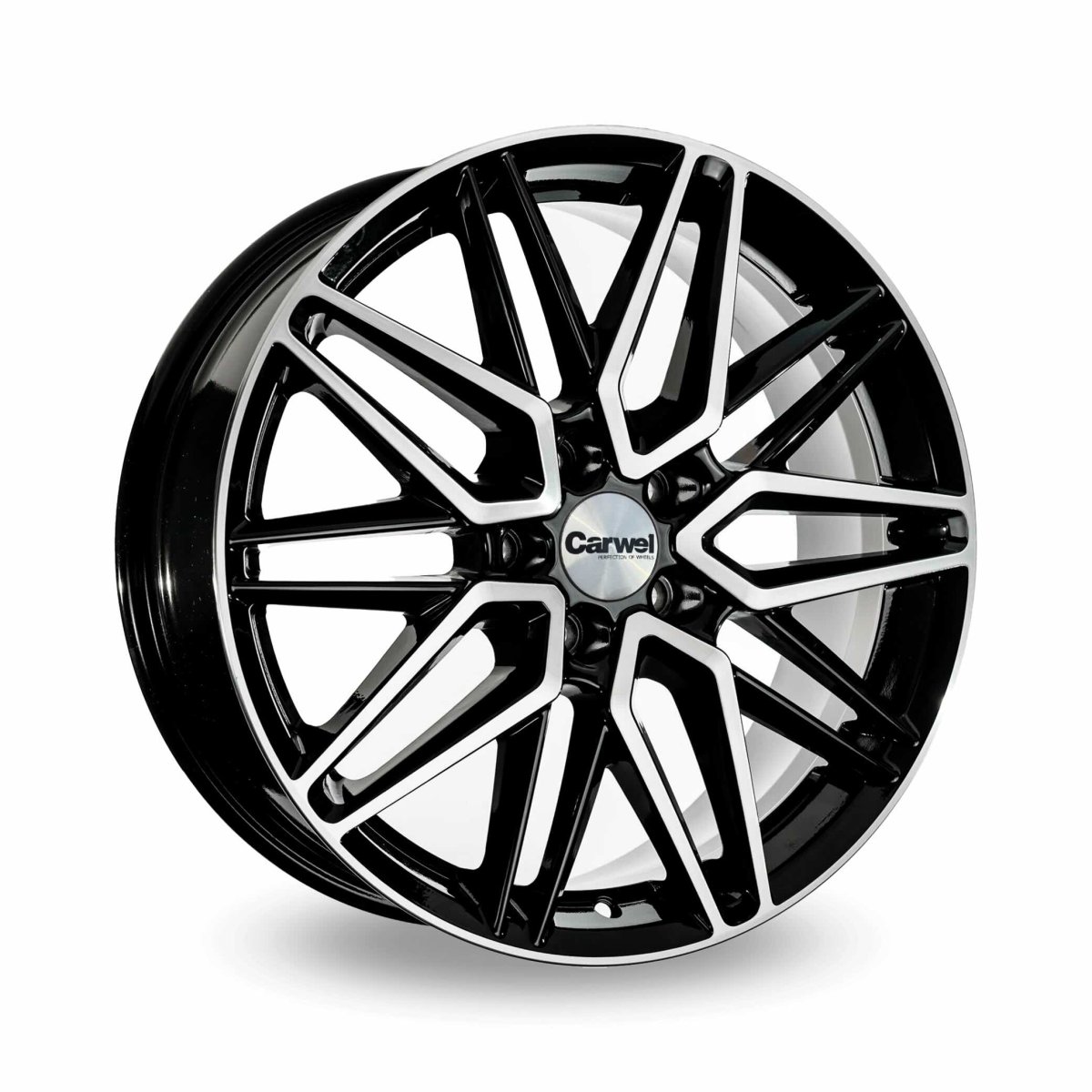 Автодиск R 18 Carwel Вайс 18*7J/5-114,3/66,1/40 BLK POL