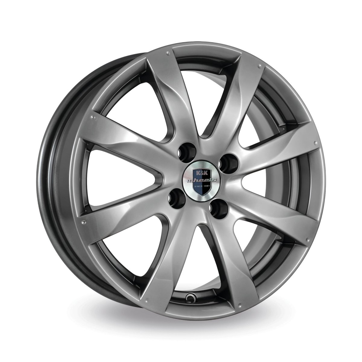 Автодиск R 15 K&K Джемини 15*6J/4-114,3/67,1/40 Дарк Платинум