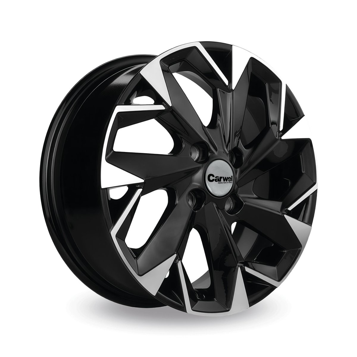 Автодиск R 15 Carwel Ильмень 15*6J/4-100/56,6/39 BLK POL