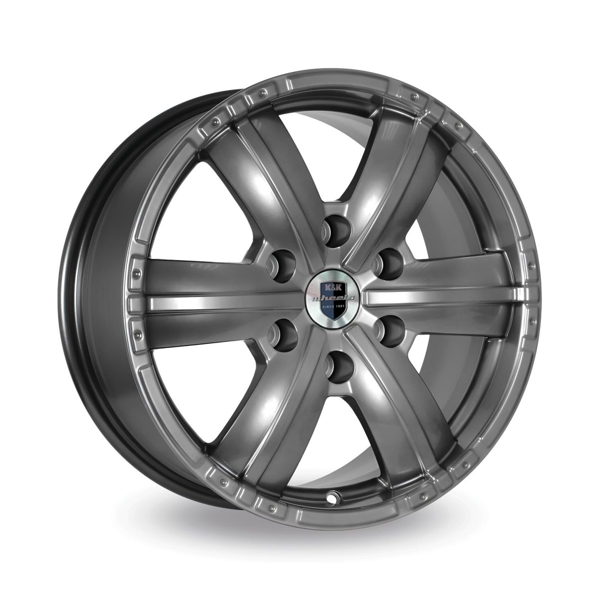 Автодиск R 17 K&K Окинава 17*7,5J/6-139,7/106,1/25 Дарк Платинум