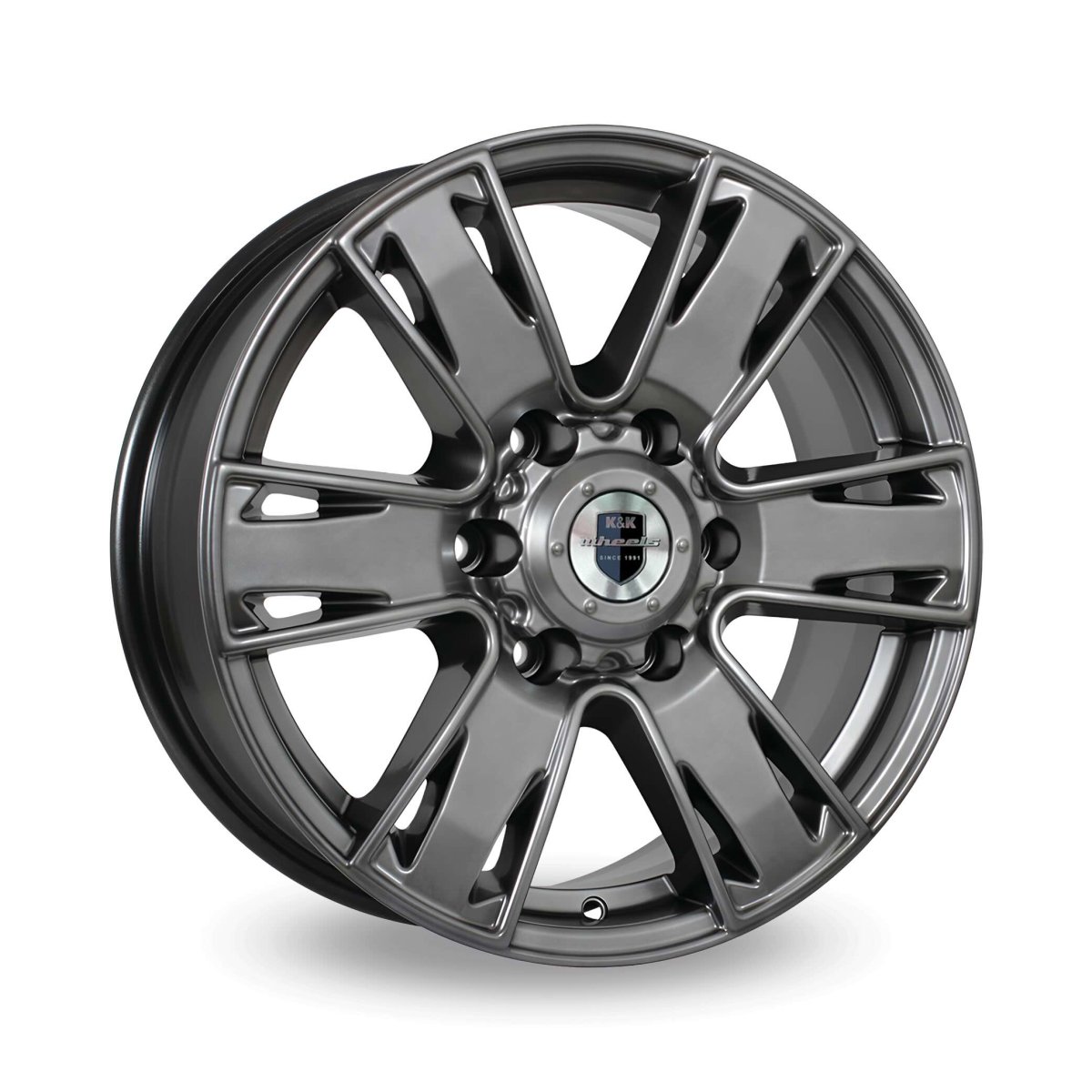 Автодиск R 17 K&K Севенна 17*7J/6-139,7/106,1/30 Дарк Платинум