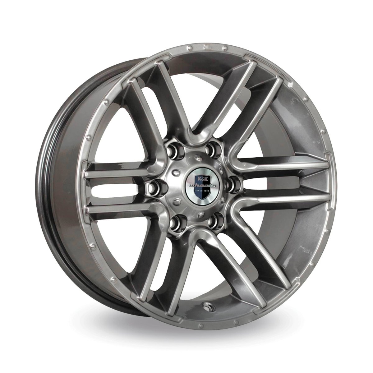 Автодиск R 17 K&K Алгама 17*8J/6-139,7/106,1/-10 Дарк Платинум