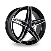 Автодиск R 15 Venti 1518 15*6J/5-100/57,1/38 BLK POL