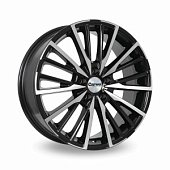 Автодиск R 17 Carwel Агма 17*7J/5-114,3/66,5/37 BLK POL