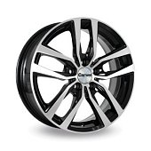 Автодиск R 16 Carwel Негито 16*6J/5-100/57,1/38 BLK POL
