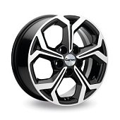 Автодиск R 16 Carwel Орель 16*6,5J/5-114,3/66,1/50 BLK POL