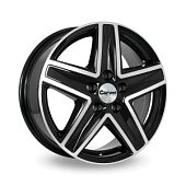 Автодиск R 16 Carwel Витим 16*6,5J/5-114,3/66,1/45 BLK POL