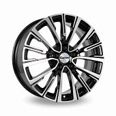 Автодиск R 17 Carwel Базан 17*7J/5-114,3/66,1/45 BLK POL