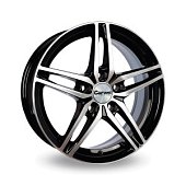 Автодиск R 16 Carwel Хумми 16*6,5J/5-114,3/67,1/38 BLK POL