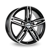 Автодиск R 18 Carwel Малык 18*7,5J/5-114,3/66,1/40 BLK POL