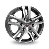 Автодиск R 16 MAK Aria 16*6,5J/6-139,7/108,1/22 HYPER BLK POL