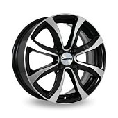Автодиск R 15 Carwel Омикрон 15*6J/4-100/56,6/38 BLK POL