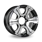 Автодиск R 15 K&K Байконур 15*7J/5-139,7/110,1/-5 Алмаз черный