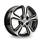 Автодиск R 15 Carwel Сириус 15*6J/4-100/54,1/46 BLK POL