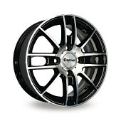 Автодиск R 14 Carwel Лада 14*5,5J/4-100/67,1/38 BLK POL