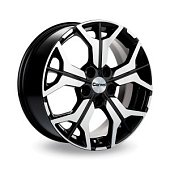 Автодиск R 17 Carwel Бусани 17*7J/5-114,3/60,1/39 BLK POL