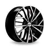 Автодиск R 17 Carwel Токо 17*7J/5-114,3/60,1/39 BLK POL
