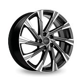 Автодиск R 19 Khomen 1901 19*7,5J/5-114,3/64,1/40 HYPER BLK POL