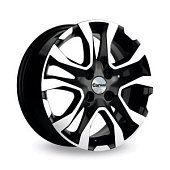 Автодиск R 15 Carwel Тобол 15*6J/4-100/60,1/50 BLK POL