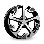 Автодиск R 18 Carwel Таскан 18*7,5J/5-114,3/60,1/45 BLK POL