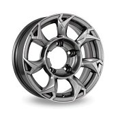 Автодиск R 15 Carwel Гурон 15*5,5J/5-139,7/108,1/5 HYPER BLK POL