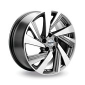 Автодиск R 18 Carwel Тишь 18*7,5J/5-114,3/66,1/50 HYPER BLK POL