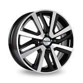 Автодиск R 16 Carwel Таймыр 16*6J/4-100/60,1/41 BLK POL