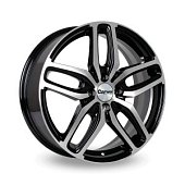 Автодиск R 17 Carwel Виви 17*6,5J/5-100/67,1/38 BLK POL